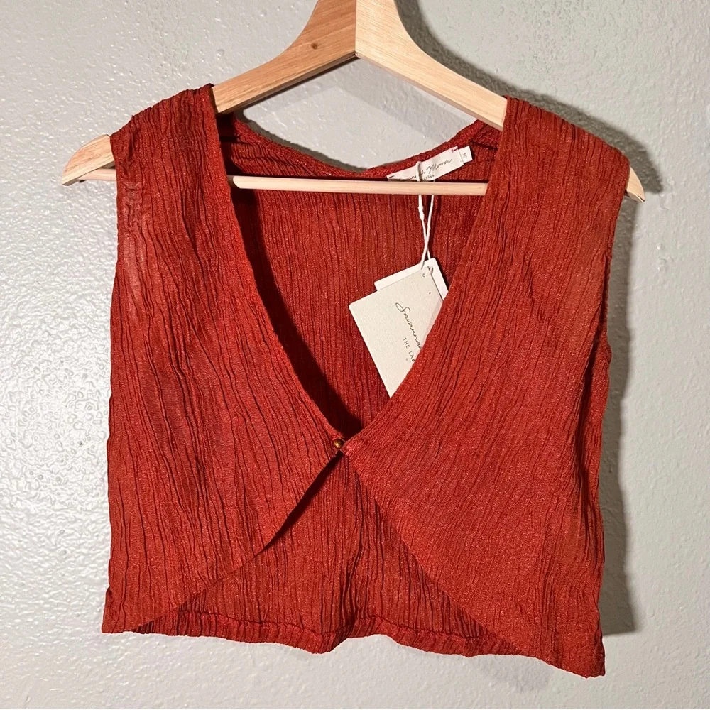 Savannah Morrow Zuma Scarlette Vest Top Size Medium - Picture 2 of 8